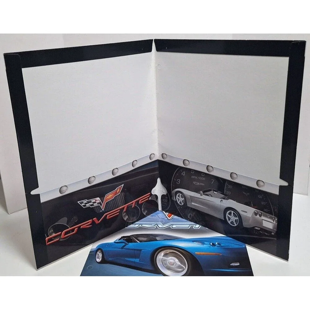 INNOVATIVE DESIGNS OFFICIAL GM PRODUCT CORVETTE & Z06 PORTFOLIO BINDER FOLDERS